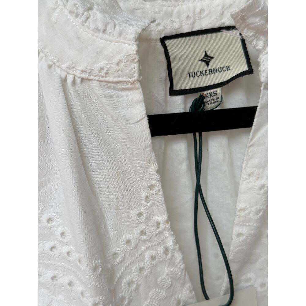 NEW Tuckernuck White Eyelet Crawford Dress Size XXS - Picture 6 of 8
